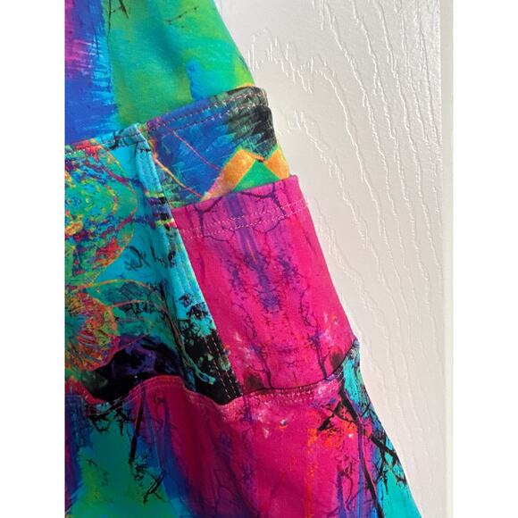 Dona Jo Colorful Tennis Skirt Size 3 (16-20) - Picture 8 of 9